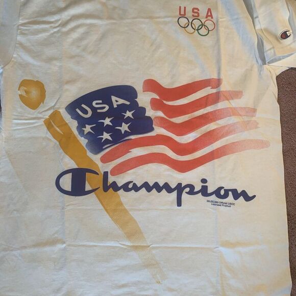 NWT Vintage Champion USA Olympics T-Shirt - Picture 5 of 5
